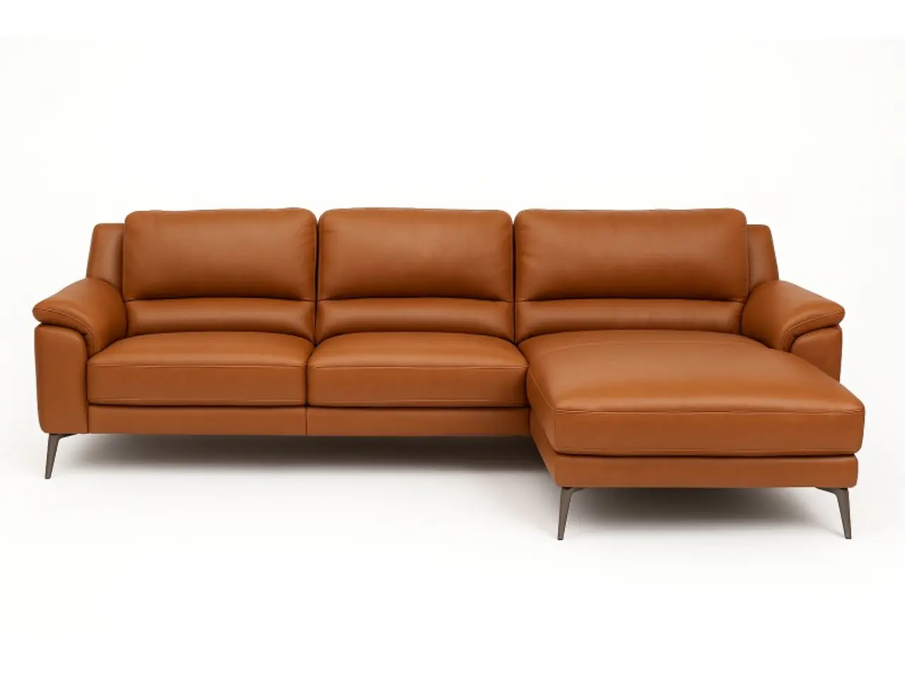 Billede 1 - Agedrup Læder Chaiselongsofa Højrevendt