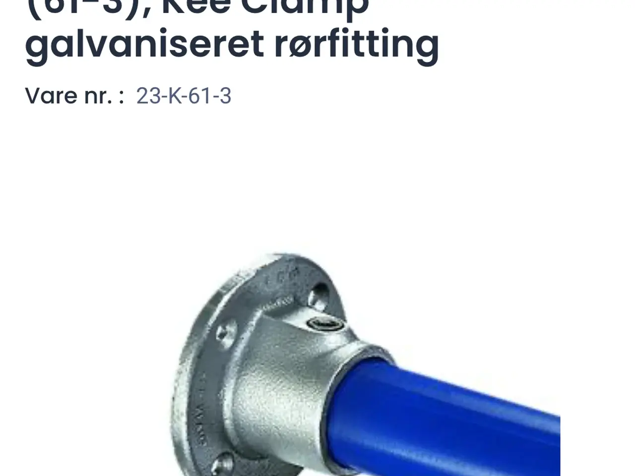 Billede 6 - Kee clamp vægflang 76 stk. 