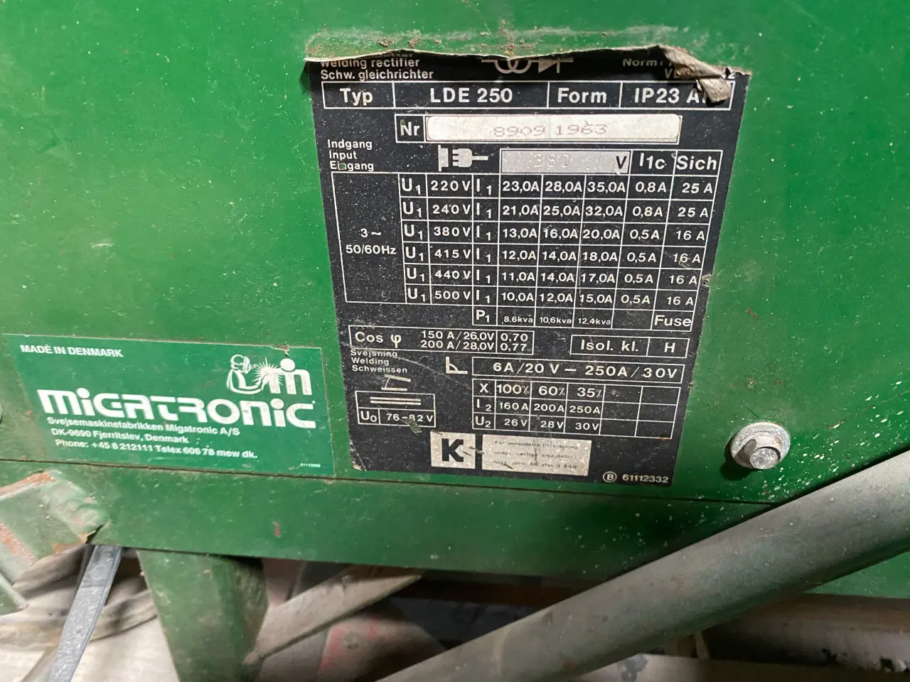 Billede 5 - Migatronic 250