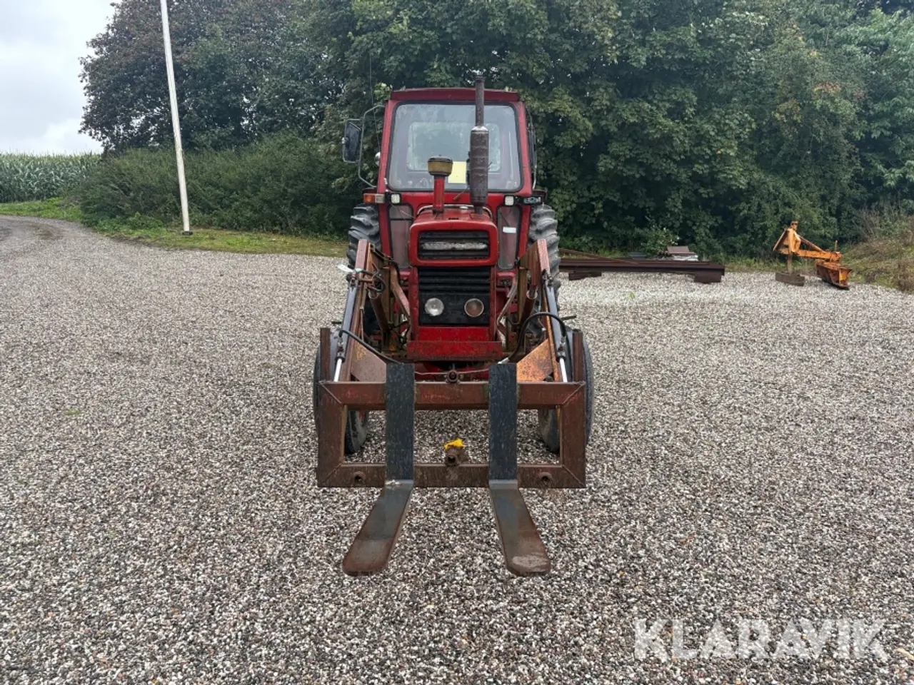 Billede 8 - Veterantraktor Volvo 650 med frontlæsser