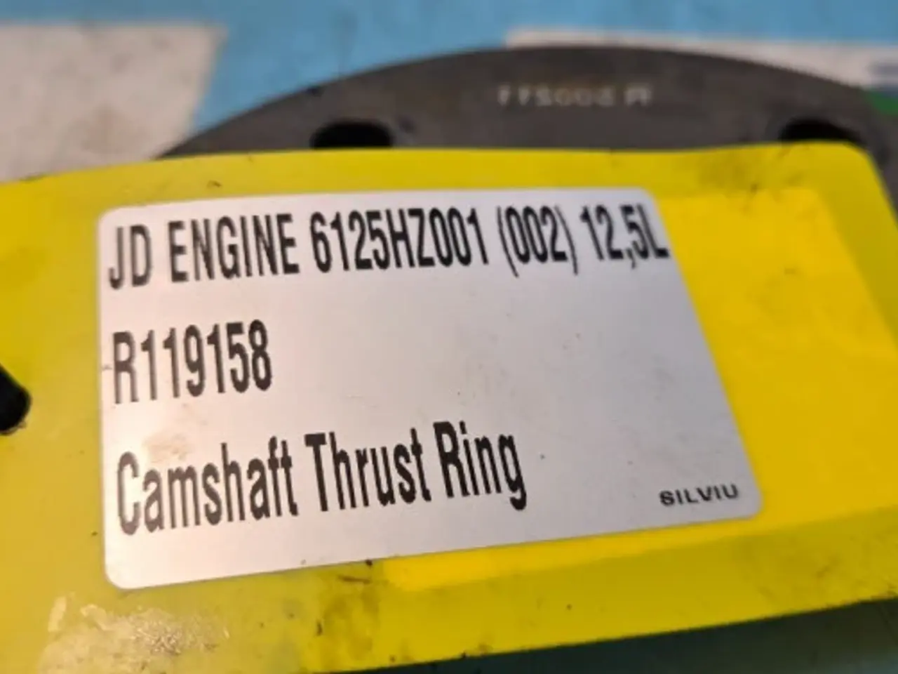 Billede 12 - John Deere 6125HZ001 Knastaksel Trykring R119158