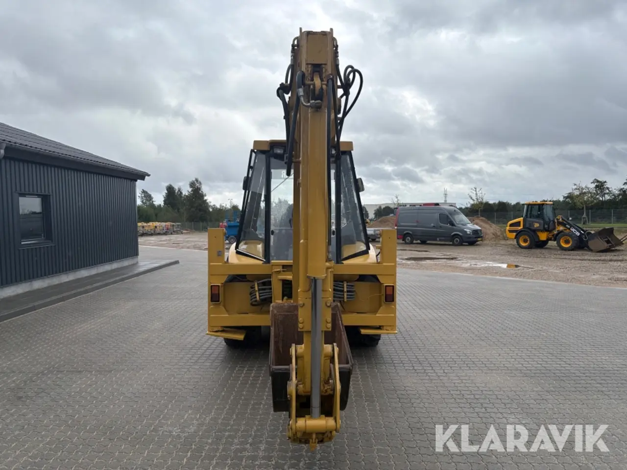 Billede 3 - Rendegraver Caterpillar 428C med tilbehør