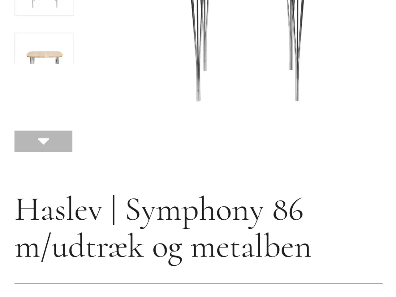 Billede 2 - Haslev spisebord