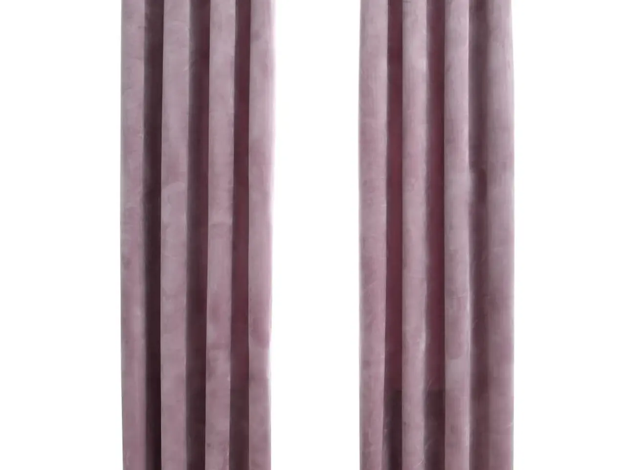 Billede 2 - Mørklægningsgardiner 2 stk. med ringe 140 x 225 cm fløjl