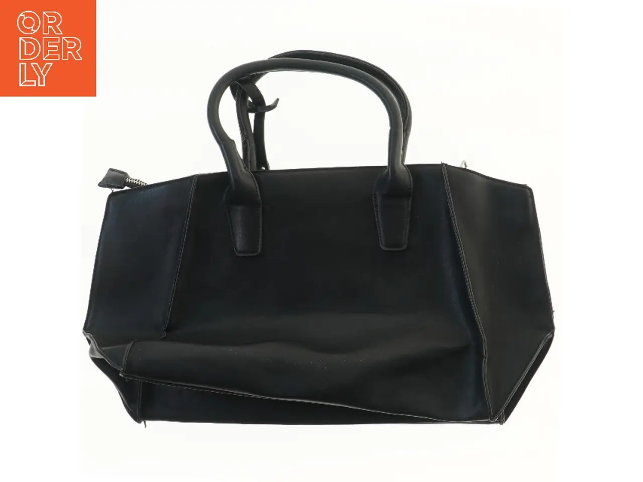 Billede 2 - Sort håndtaske 46x25 cm fra Saint Sulpice (str. 46x25 cm)