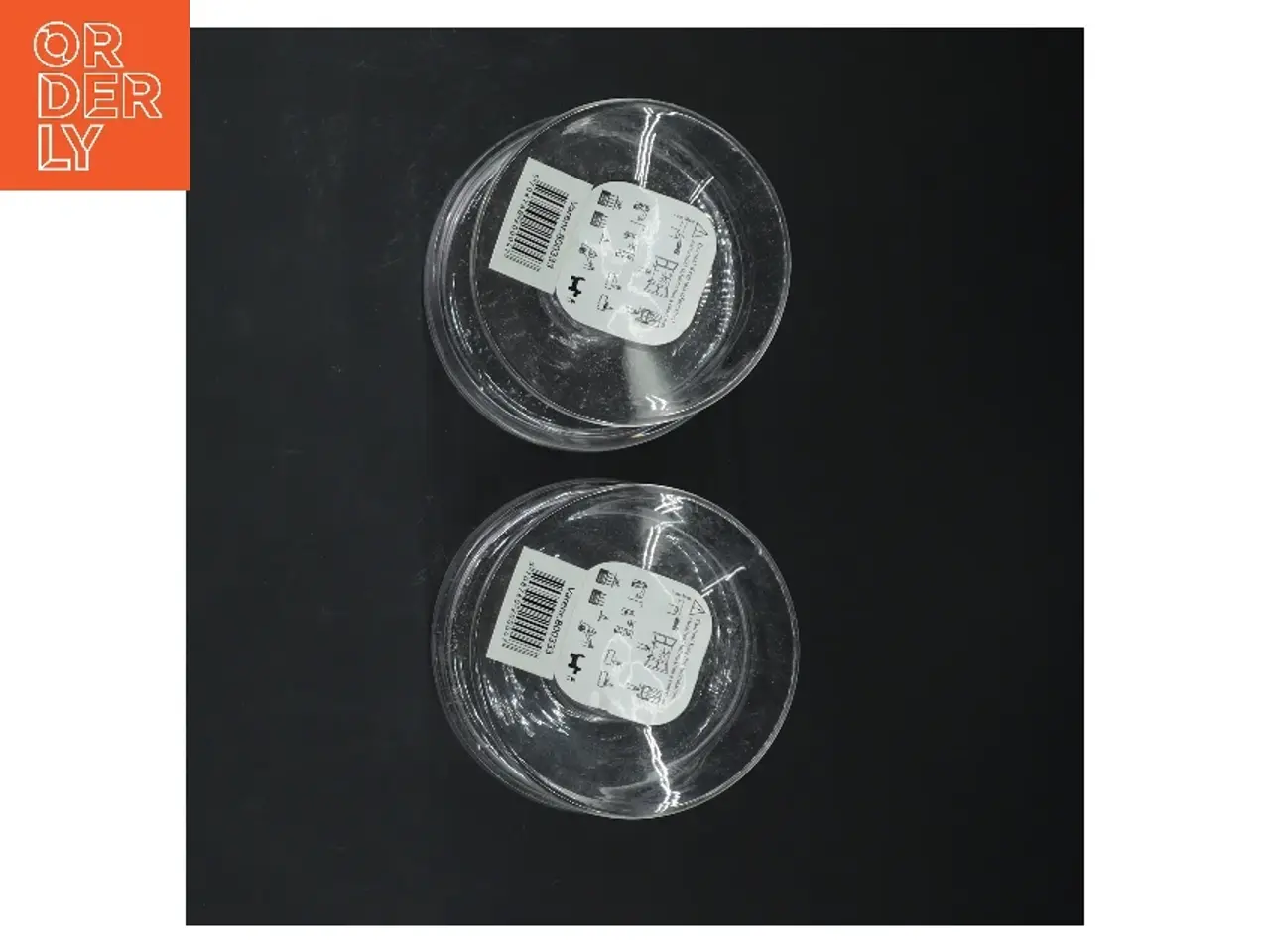 Billede 2 - Glas lysestager, sæt af 2 (str. 2 styk, ø 9,5 cm)