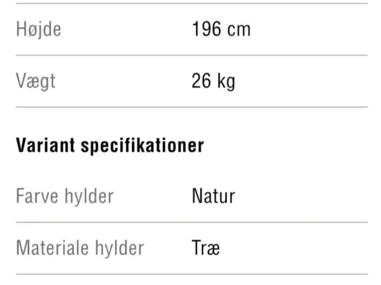 Billede 4 - True stigereol fra Ilva. Olieret egetræ