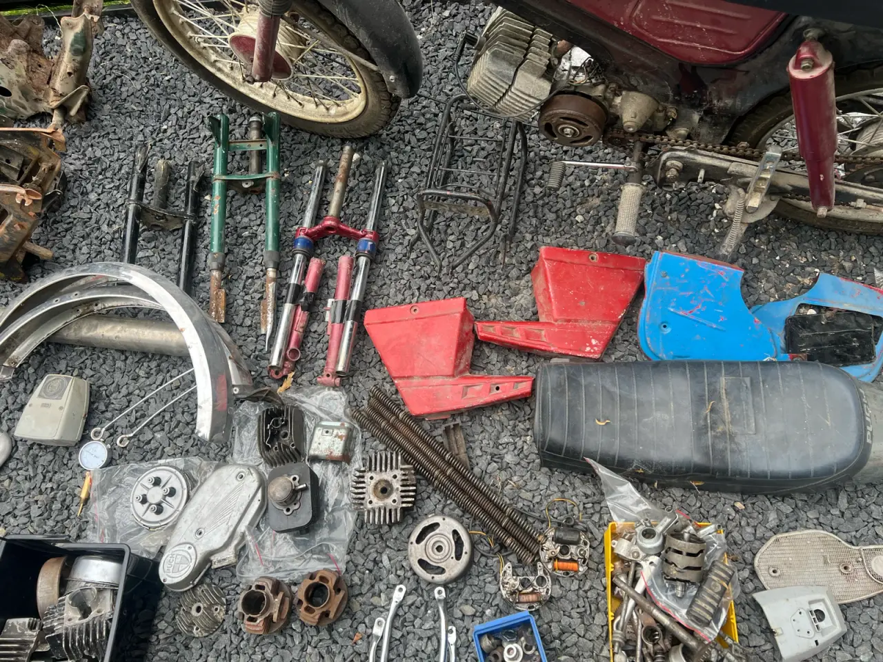 Billede 5 - Puch vz50 - 3 danske Puch maxi stel + dele