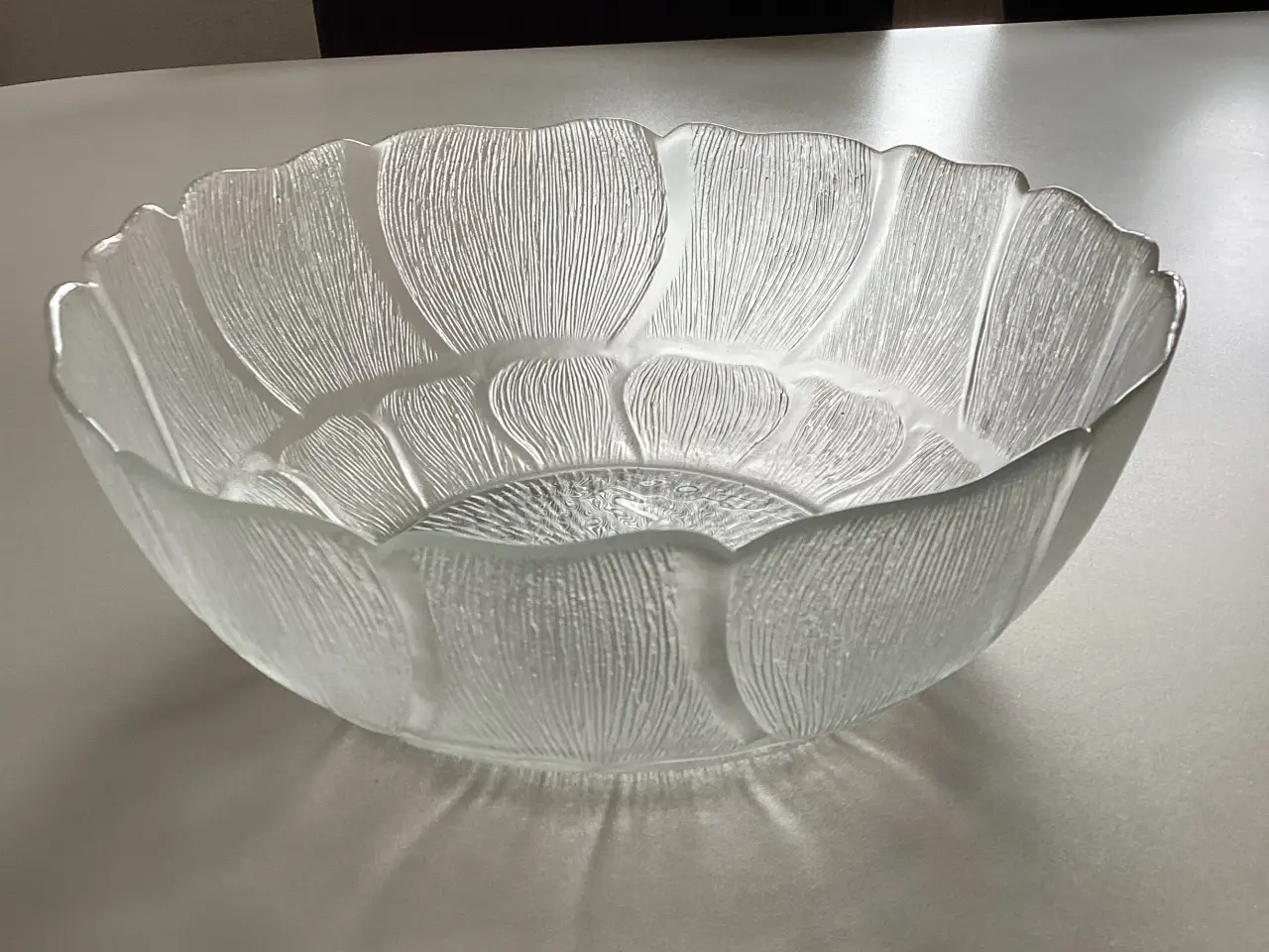 Billede 1 - 2 stk store glas skåle