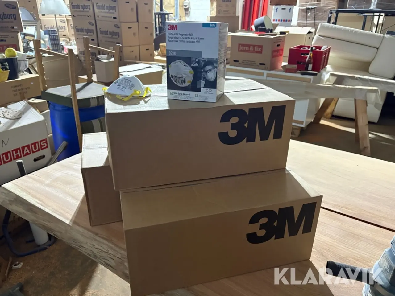 Billede 1 - Støvmasker 3M N95 480 styk