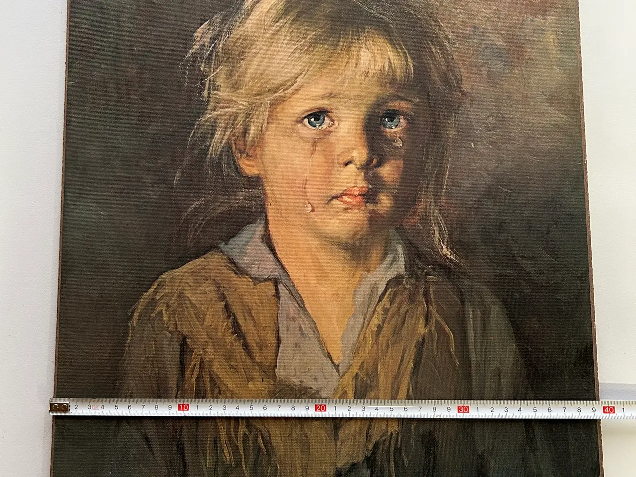 Billede 6 - 3 originale vintagetryk af De Grædende Børn.