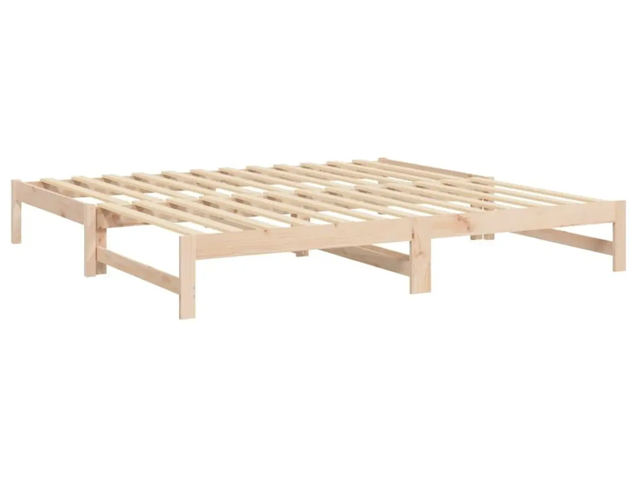 Billede 7 - Daybed med udtræk 2x(90x200) cm massivt fyrretræ