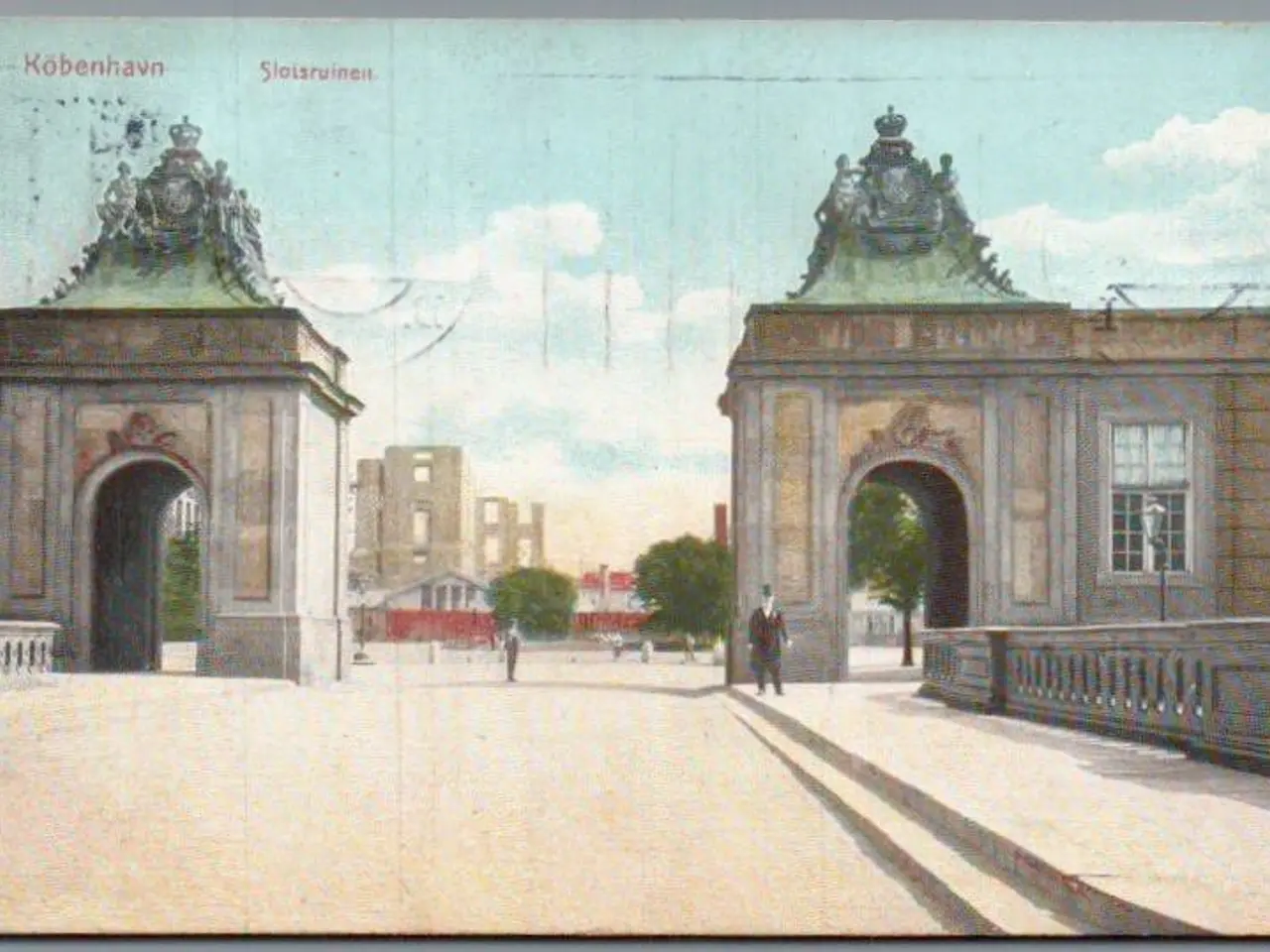 Billede 1 - København -  Slotsruinen - Postkort - Brugt