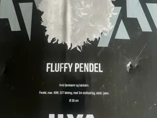 Smart fluffy loft lampe