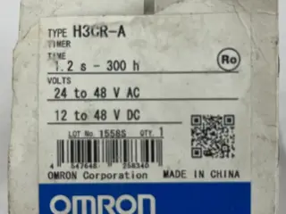 Omron H3CR-A Multifunction Timer 24–48VAC 12–48VDC