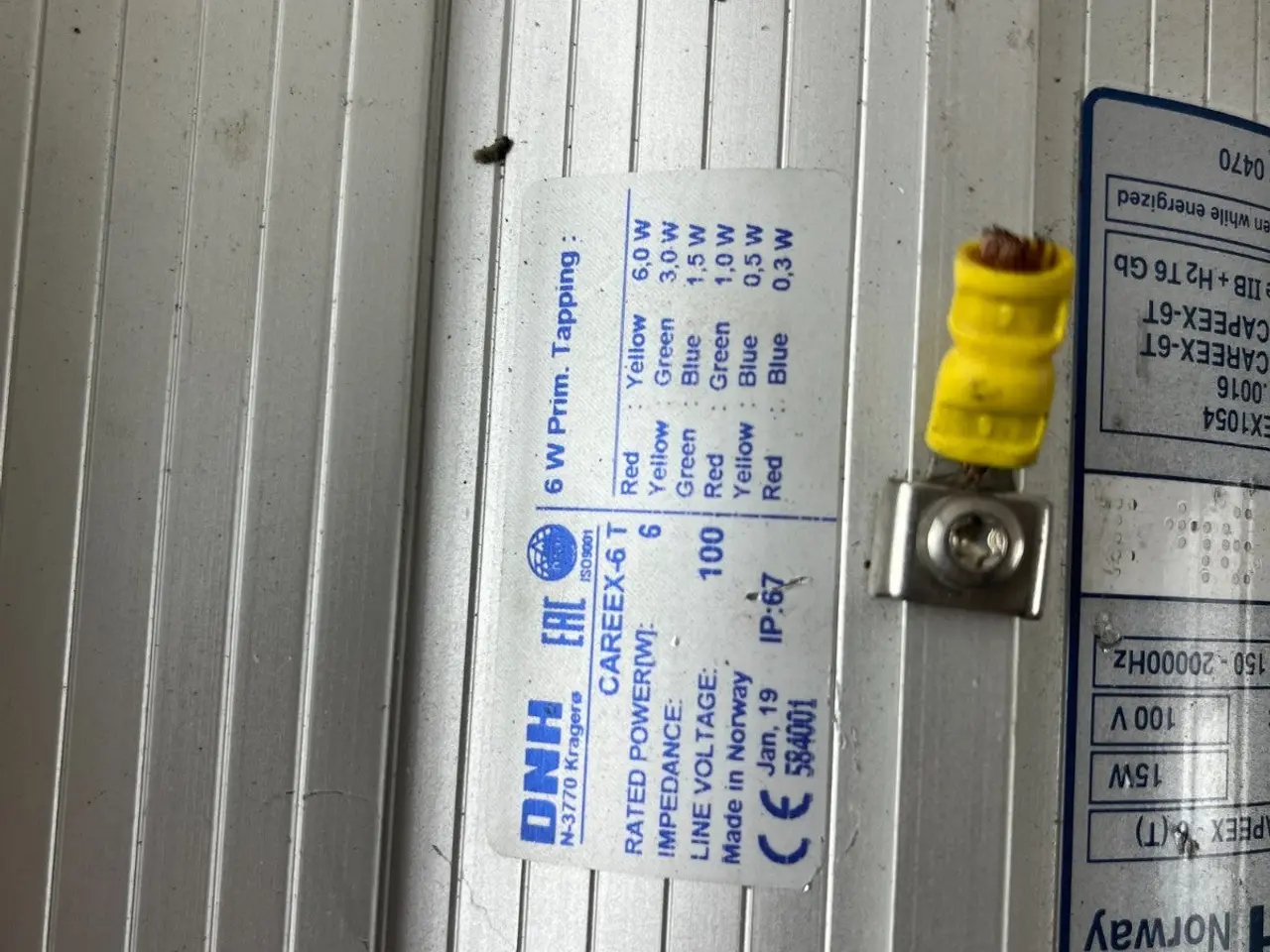 Billede 13 - DNH CAREEX-6T CAPEEX-6T Ex Cabinet Loudspeaker 6W