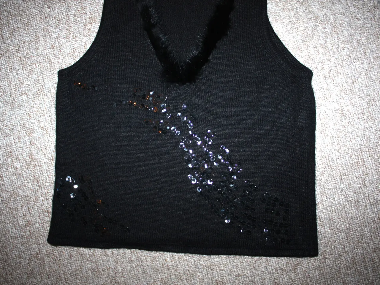 Billede 3 - Vest med pels str. 36
