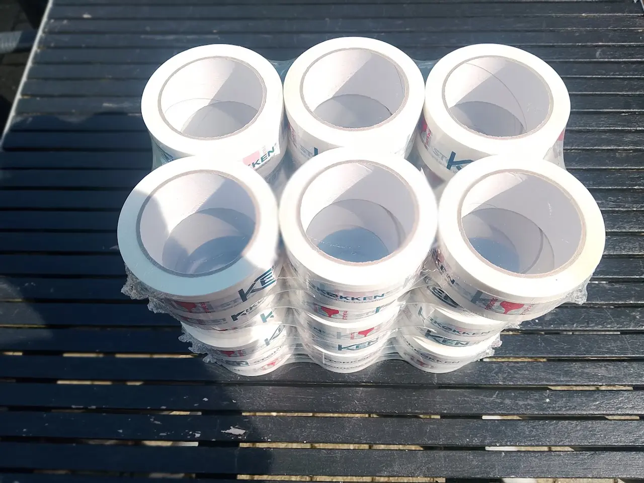 Billede 4 - 6 RULLER RULLER PAKKETAPE = 396 METER