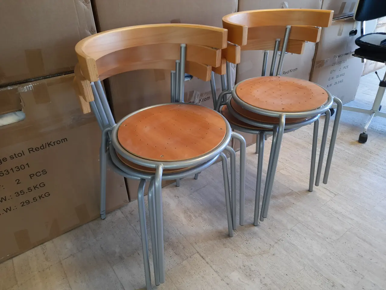 Billede 1 - Cafe stol 6 stk.