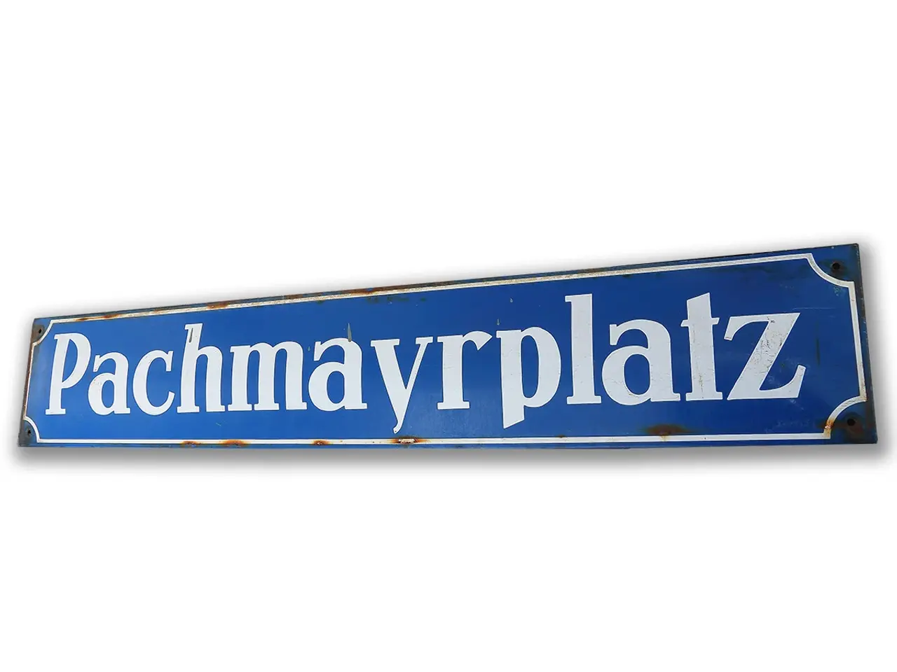 Billede 1 - Gammelt tysk gadenavneskilt Pachmayrplatz