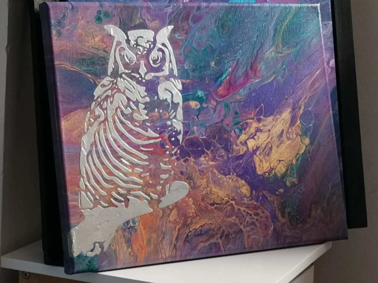 Billede 5 - Akryl malerier i Fluid Art