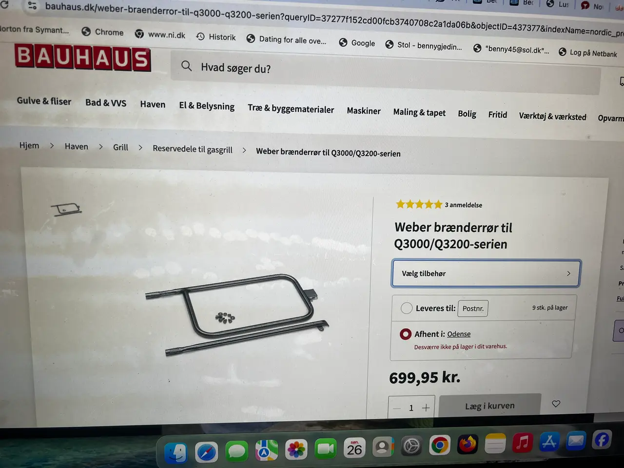 Billede 2 - nyt weber q 3200 tilbehør