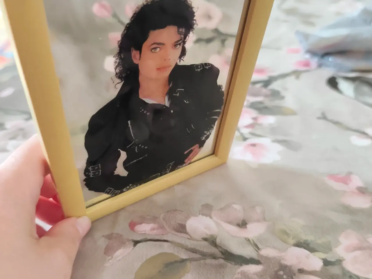 Billede 2 - Lille sødt Michael Jackson spejl