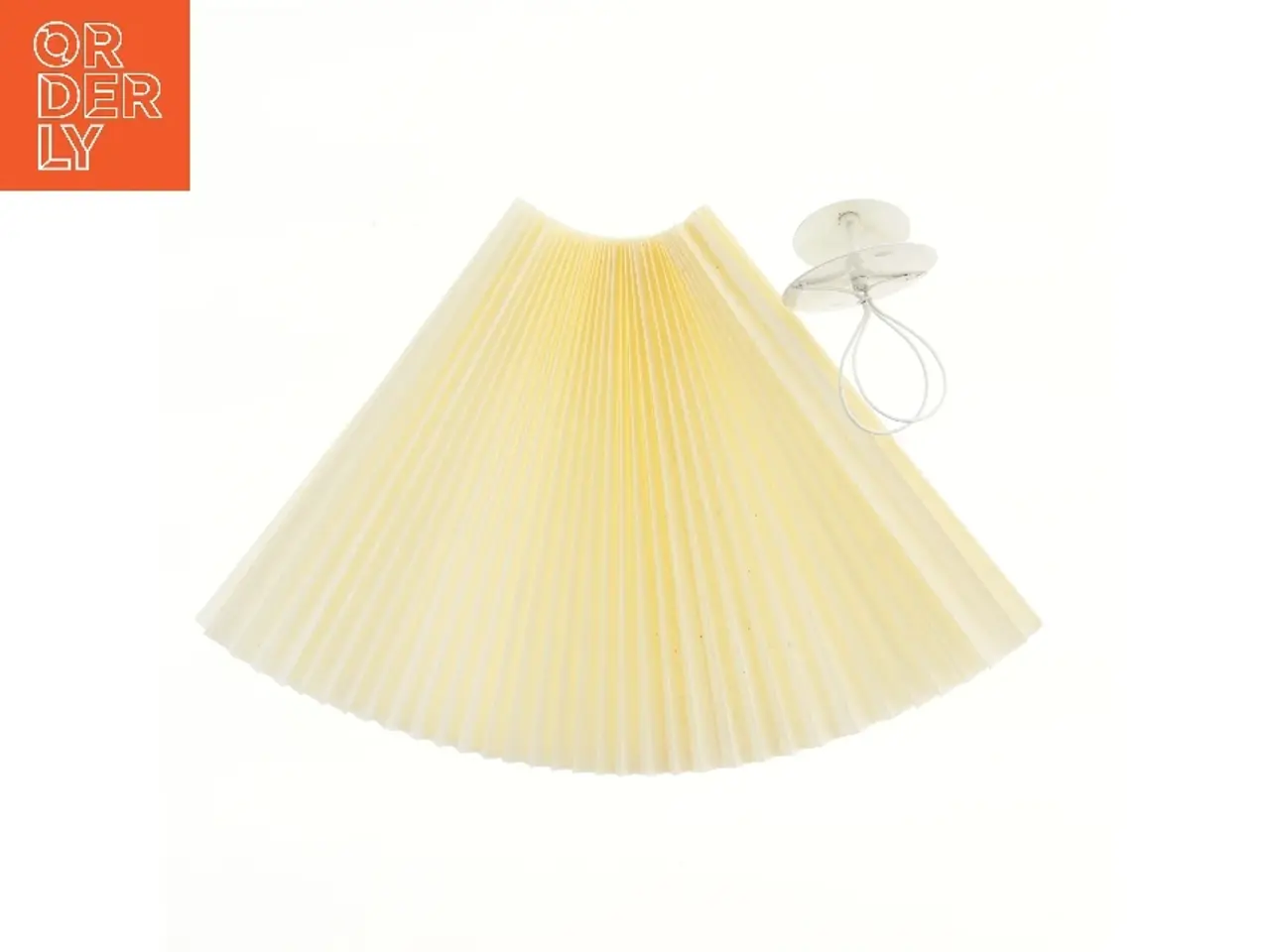 Billede 1 - Lampe skærm, plisseret (str. 28x43 cm)