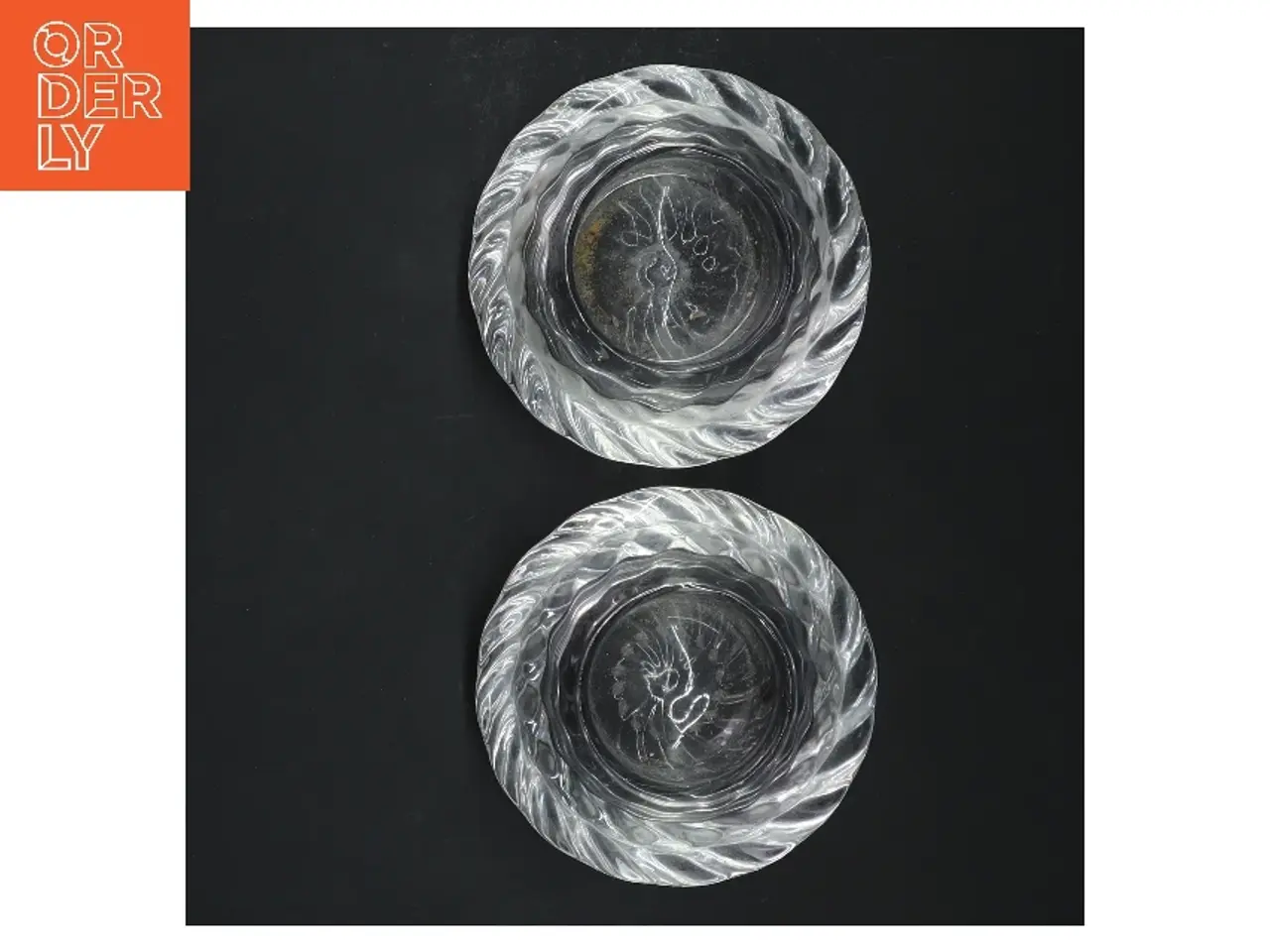 Billede 3 - Glas fyrfadslys sæt (str. Ø 10 cm)
