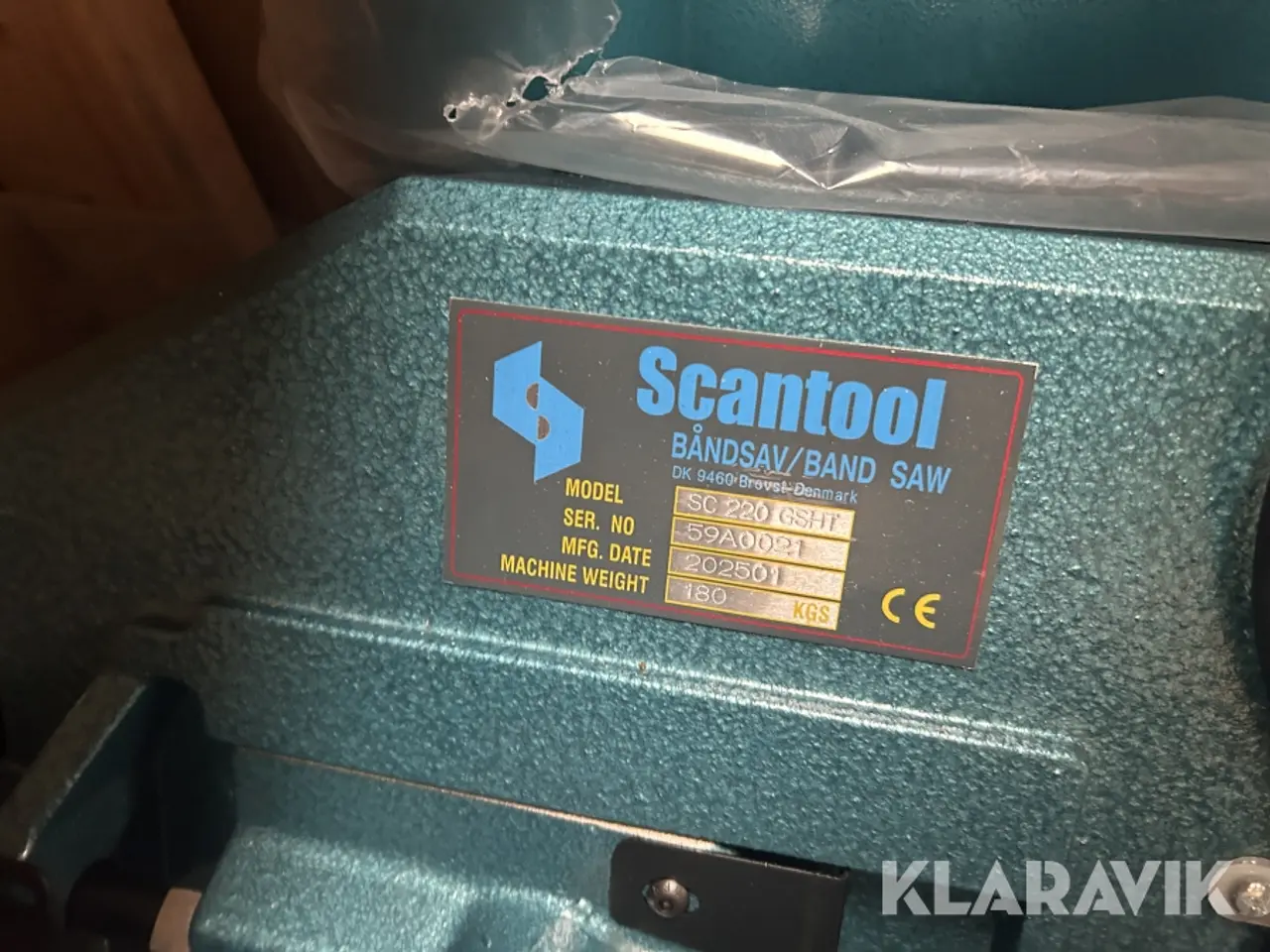 Billede 2 - Båndsav Scantool SC220GSHT
