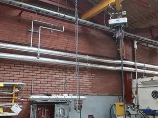 Traverskran med el. kædetalje 500 kg.