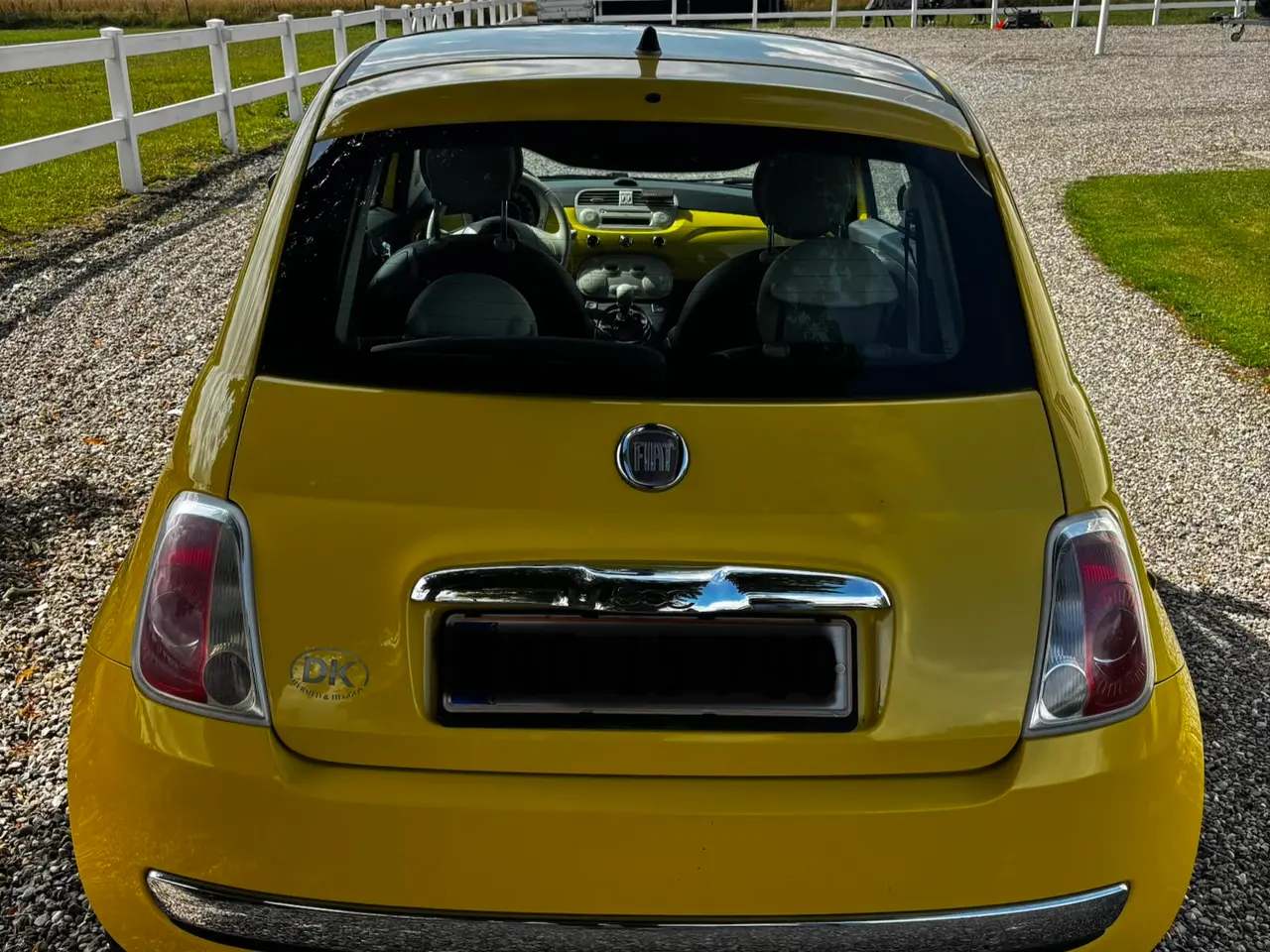 Billede 4 - FIAT 500 1.2 Lounge Panorama Læderkabine Tandrem s