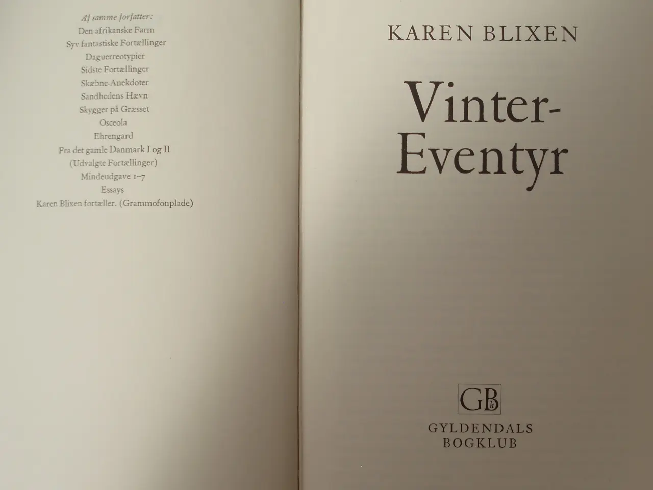 Billede 4 - 3 Karen Blixen Hardback bøger
