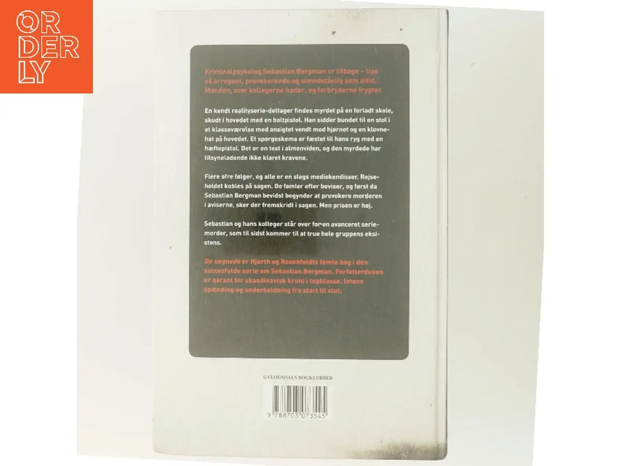 Billede 3 - De uegnede : kriminalroman af Michael Hjorth (f. 1963-05-13) (Bog)