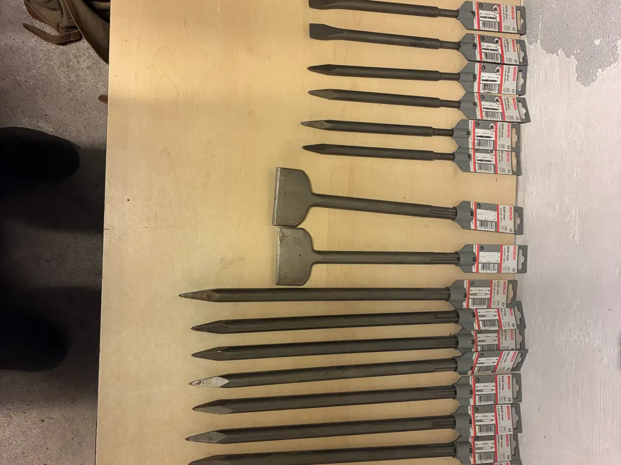 Billede 1 - 20 stk Bosch SDS, diverse, til borehammer