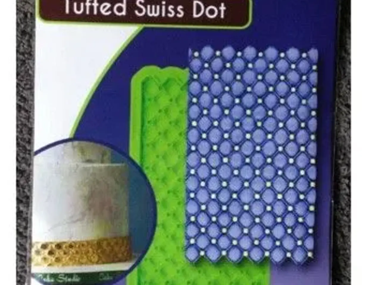 Billede 1 - Tufted Swiss Dot prægemåtte..