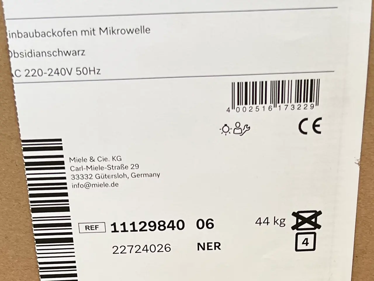 Billede 4 - Miele mikroovn H 7240 BM