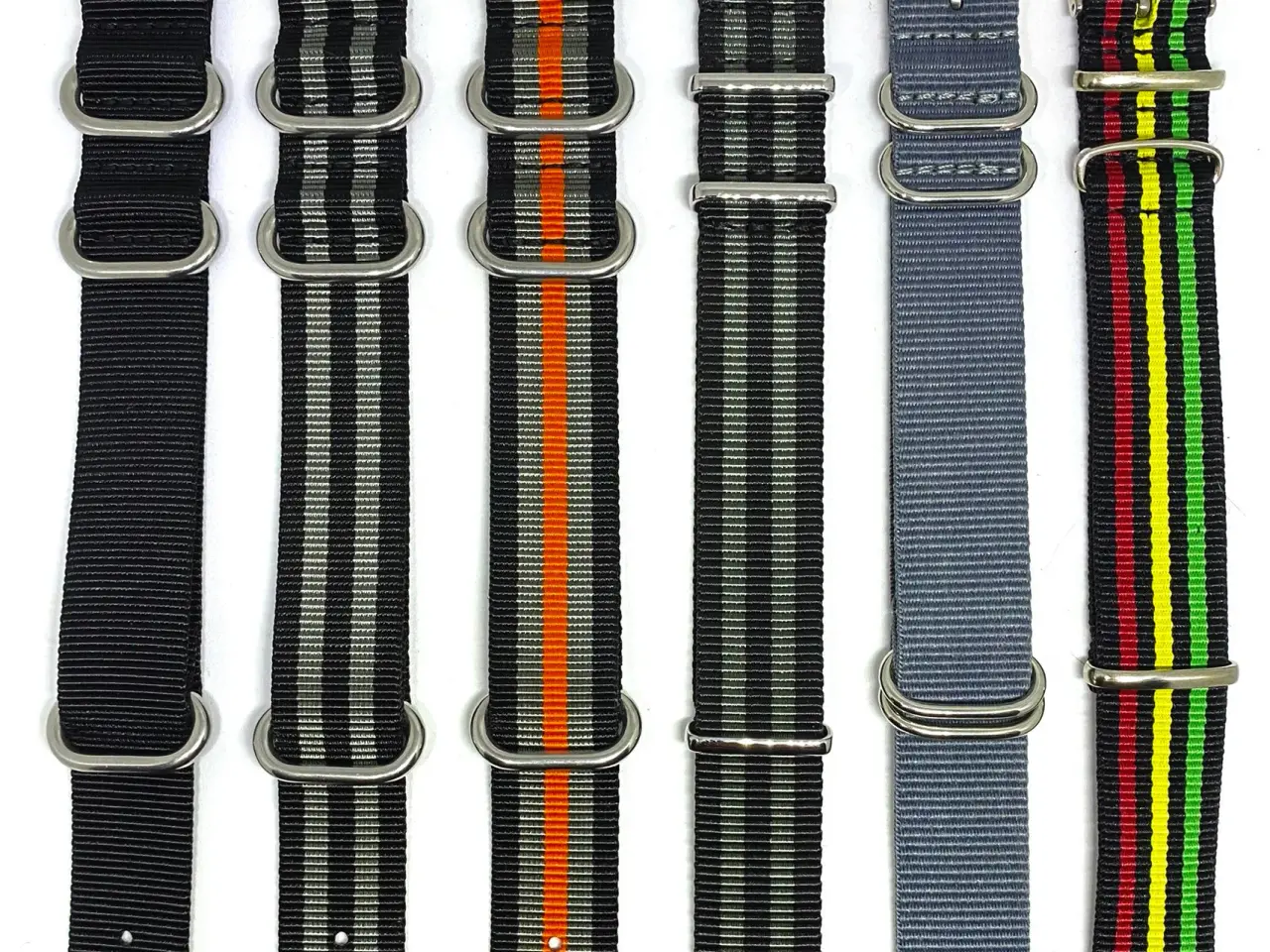 Billede 3 - Nato nylon, læder, stål, - 20mm