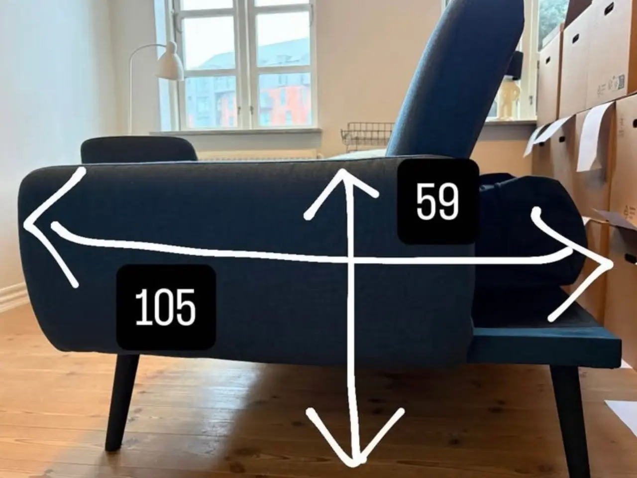 Billede 3 - Flot sofa der kan foldes ud