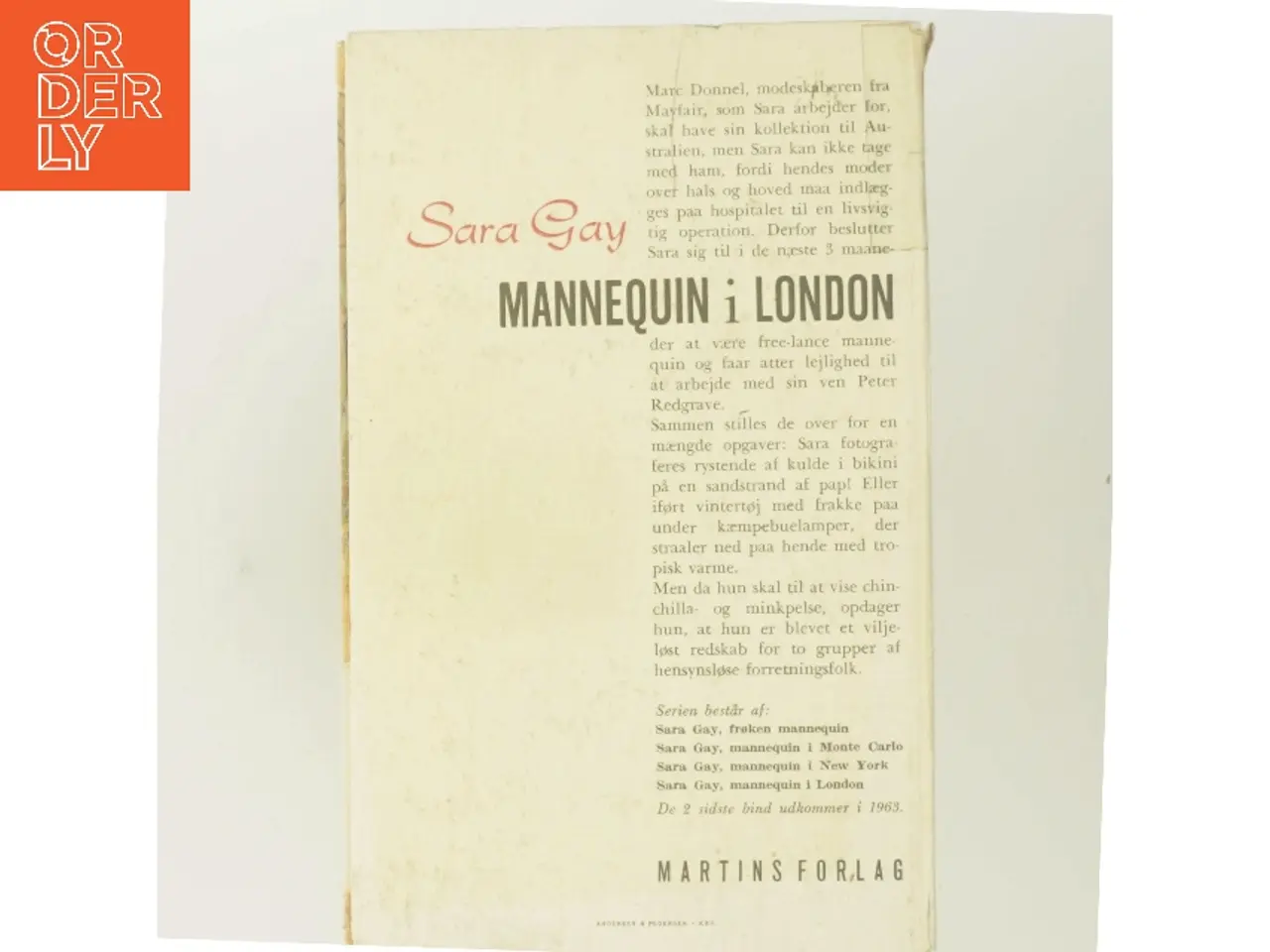 Billede 3 - Sara Gay, mannequin i London af Janey Scott (Bog)