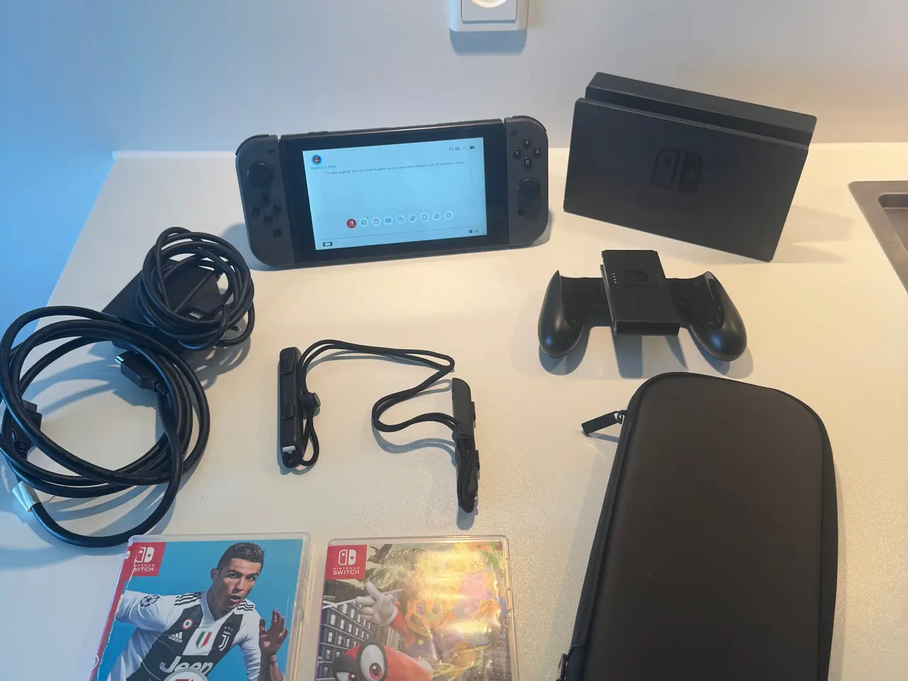 Billede 1 - Nintendo switch - klar til brug 