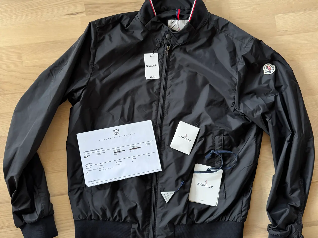 Billede 1 - Moncler Reppe Jacket Black XL (Str. 4) – Som Ny!!