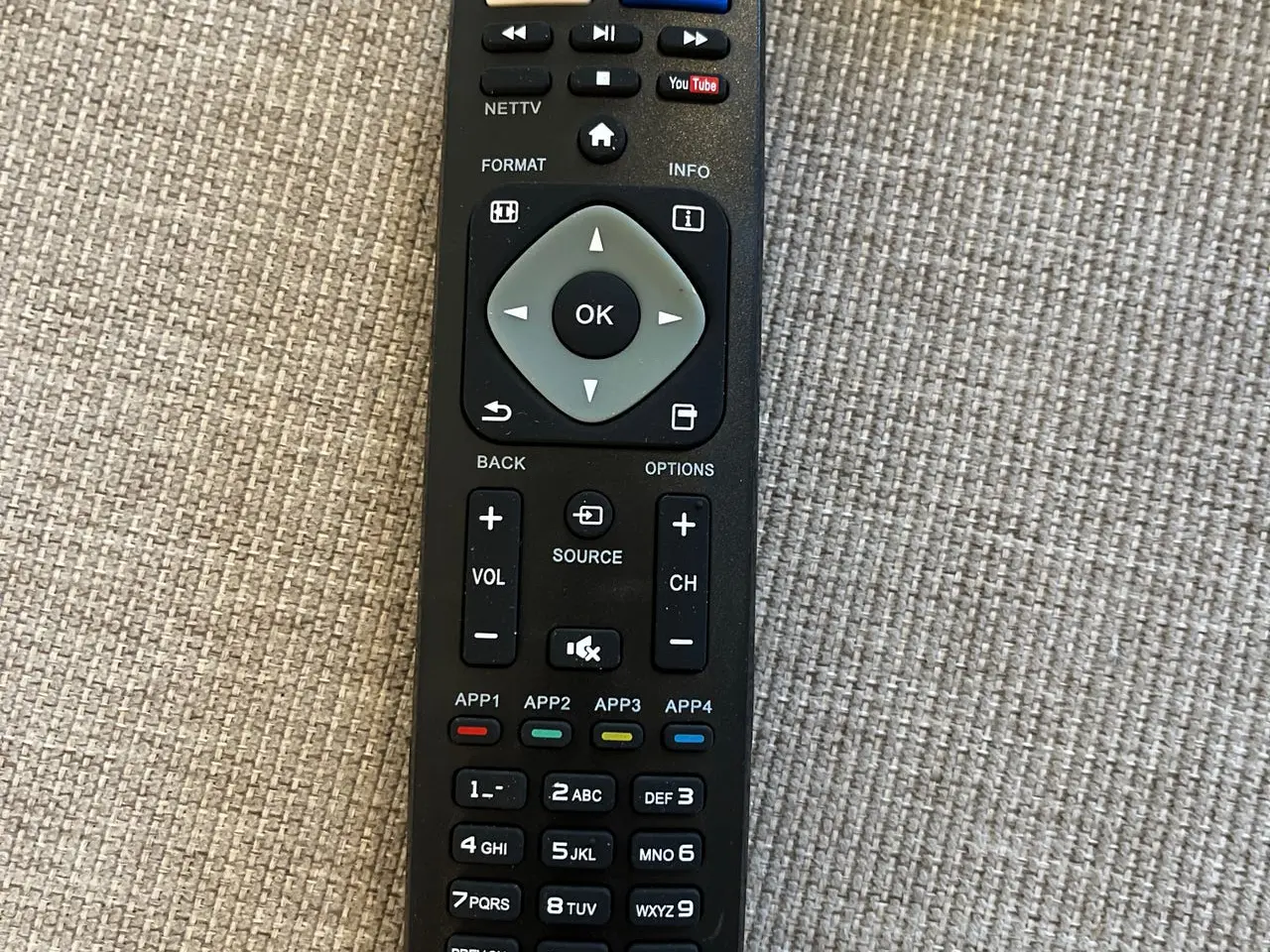 Billede 1 - Philips fjernbetjening til Smart TV