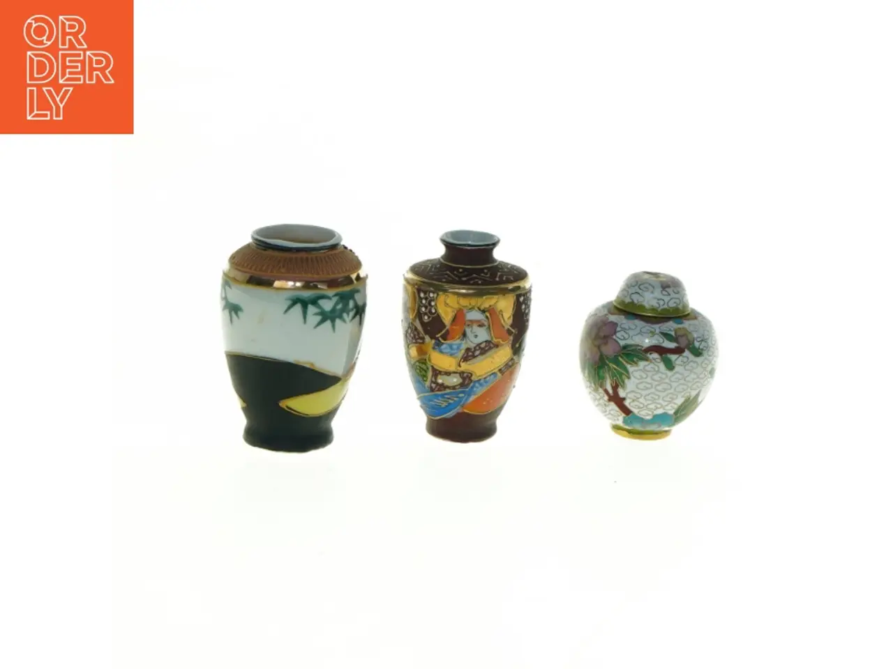 Billede 1 - Dekorative miniature vaser (str. 4,5 x, 4 cm til 6,5 x 4 cm)