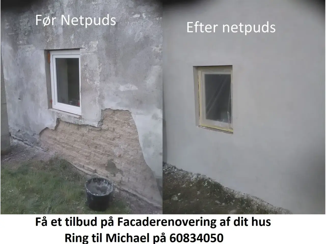 Billede 1 - Murerarbejde udføres