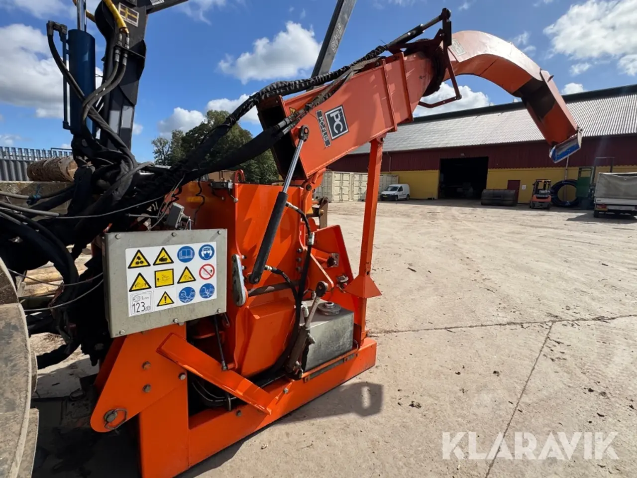 Billede 3 - Flisehugger PC 942 33P C med kran