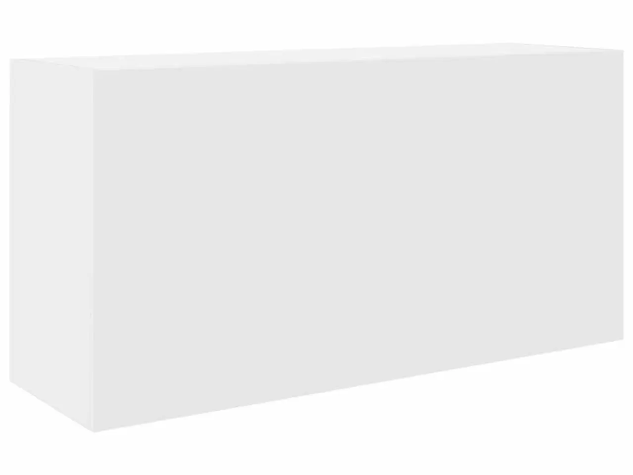 Billede 2 - Væghængt badeværelsesskab - hvid, 80 x 25 x 40 cm