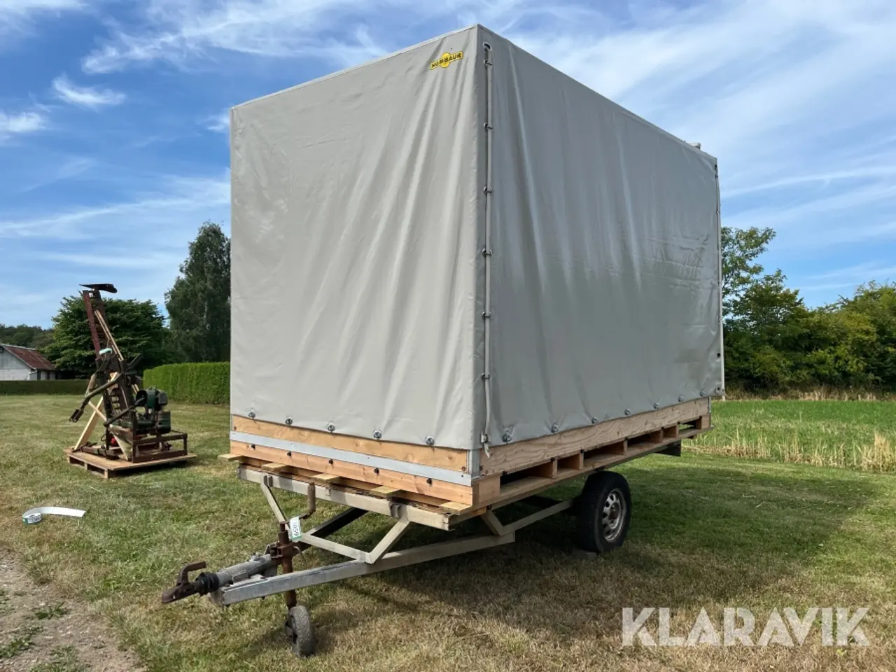 Billede 1 - Trailerkasse Humbaur inkl. trailer