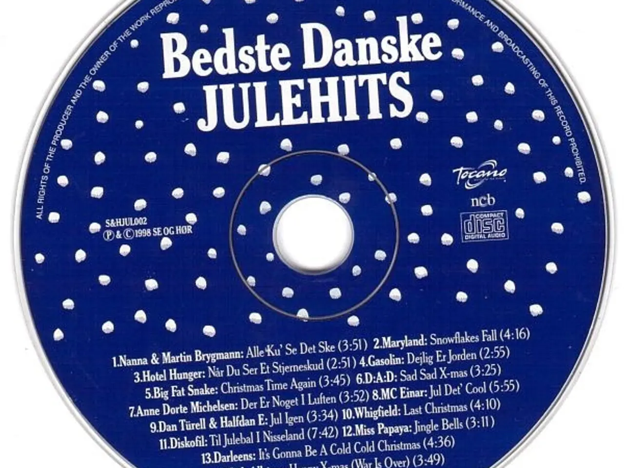 Billede 2 - Diverse kunstnere – Bedste Danske Julehits – CD