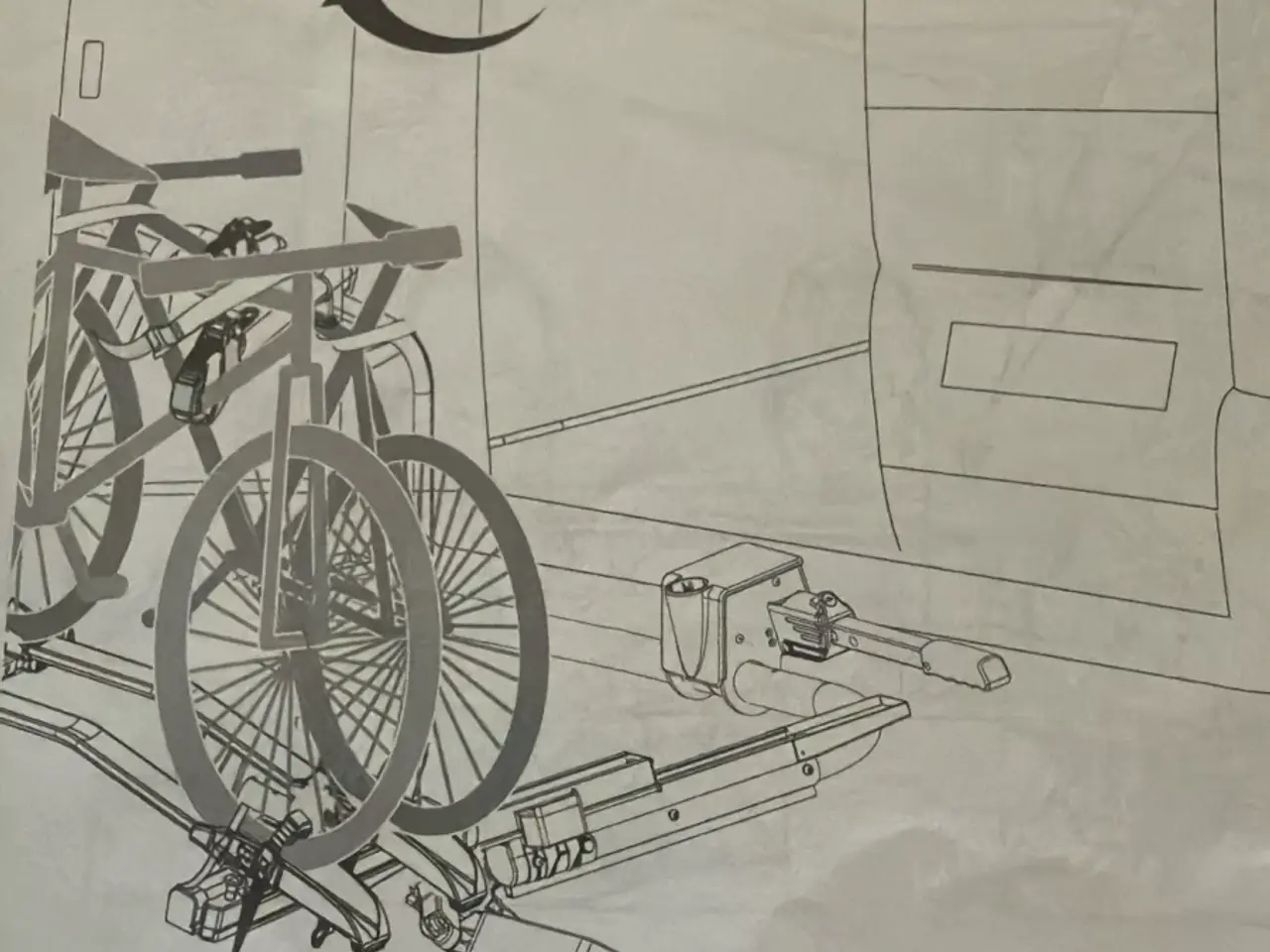 Billede 2 - Cykelholder til varevogn /camper van
